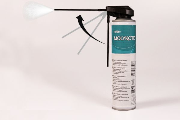 MOLYKOTE® sprays met smartstraw